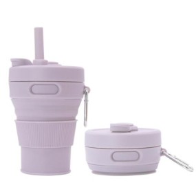 Collapsible Tumbler Supplier - 450ml Silicone Travel Mug