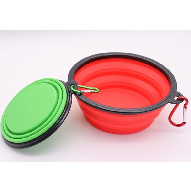 Portable Pet Bowl Supplier - Silicone Collapsible with Carabiner