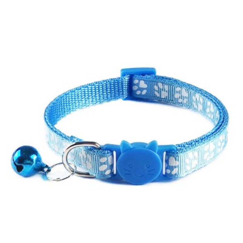 Pet Cat Collar Supplier - Christmas Bell Cute Paw Pattern Collar