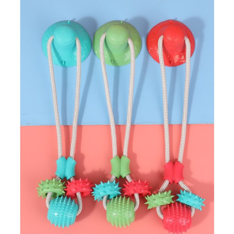 Pet Chew Toy Factory - Suction Cup Rubber Ball for Teeth