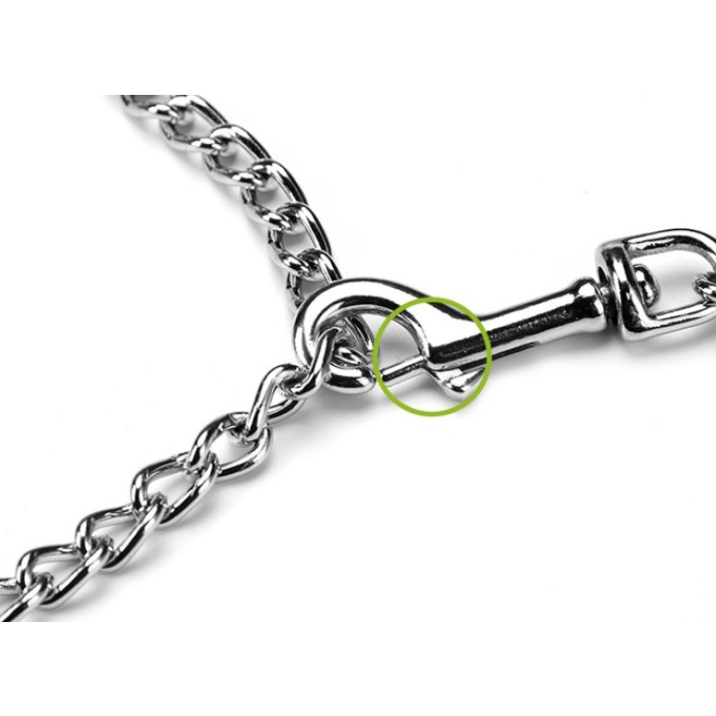 Metal Dog Leash Supplier - Anti Bite Steel Chain for Big Dogs