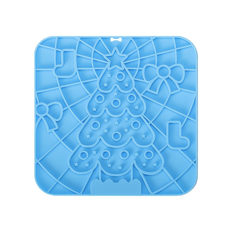 Christmas Pet Slow Feeder Factory - Silicone Anti Slip Mat for Holidays