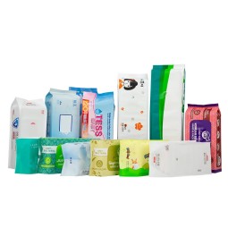 Packaging Roll Factory - Custom Wet Tissue Resealable Pouch