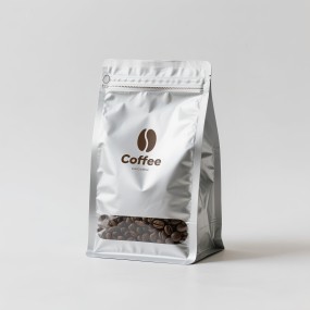 Coffee Bag Manufacturer - Custom Color Flat Bottom Valve Bag