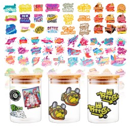 Packaging Stickers Manufacturer - Custom Anime Holographic Labels