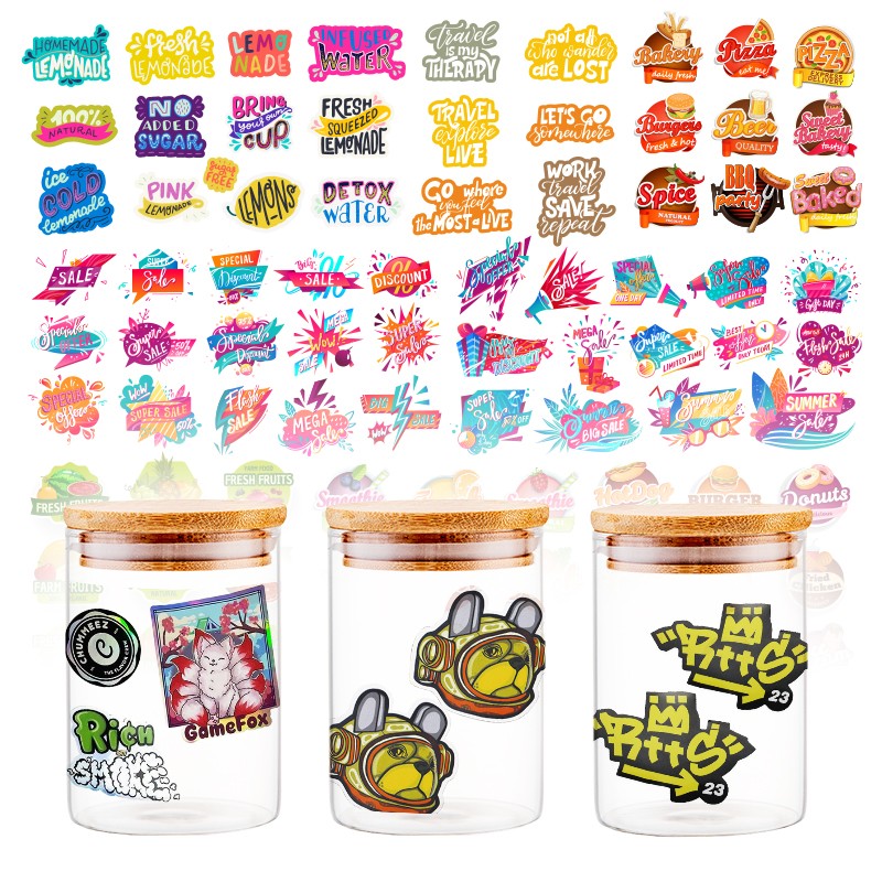 Packaging Stickers Manufacturer - Custom Anime Holographic Labels