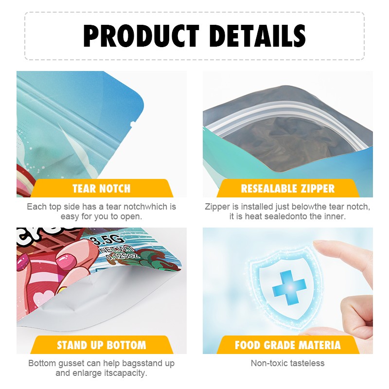 Mylar Bags Factory - Custom Smell Proof Resealable Packaging