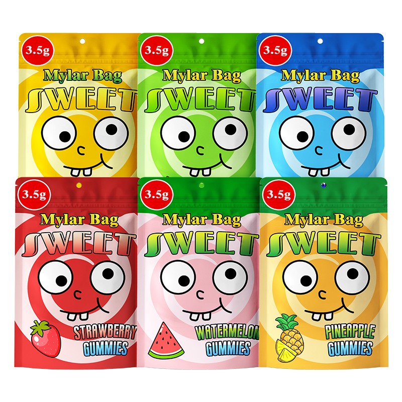 Mylar Bags Manufacturer - Custom Stand Up Pouch Candy Packaging