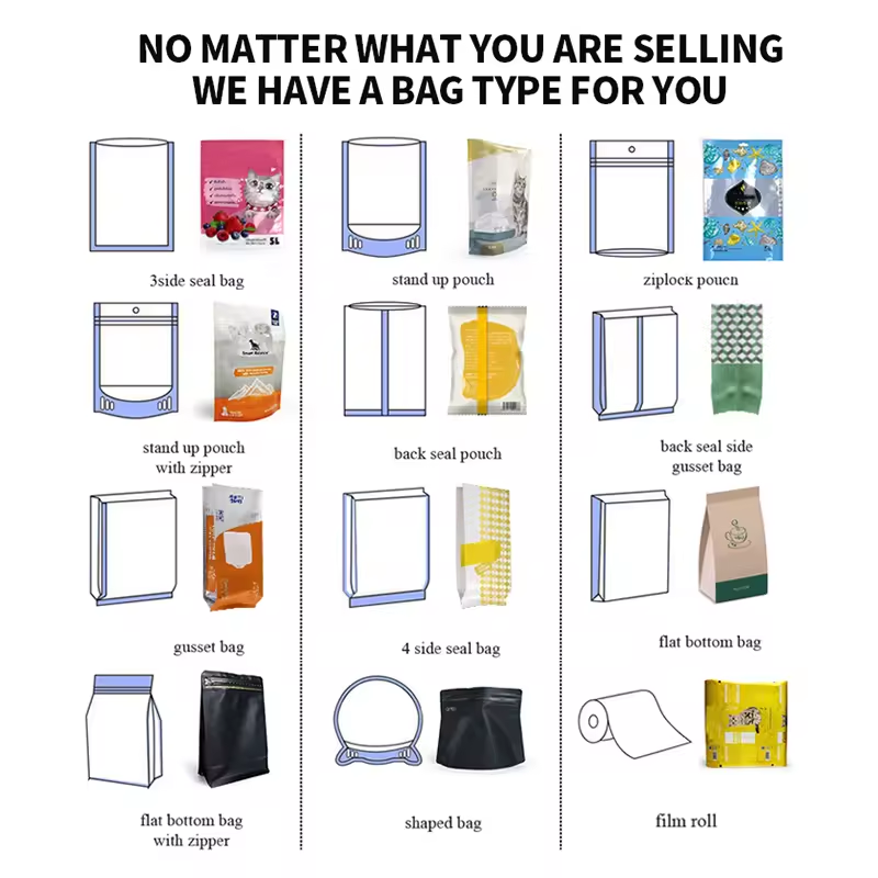 Mylar Bags Manufacturer - Custom Gravure Printing Stand Up Pouch