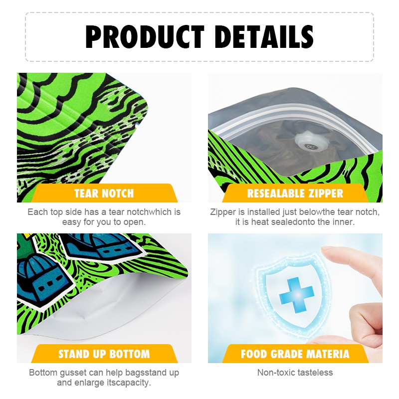 Mylar Pouch Supplier - Custom Waterproof Candy Storage Bag