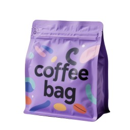 Coffee Bag Factory - Custom Pattern Flat Bottom Valve Bag