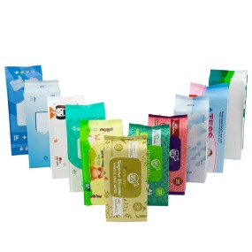 Packaging Bag Factory - Custom Side Gusset Wet Wipes Bag