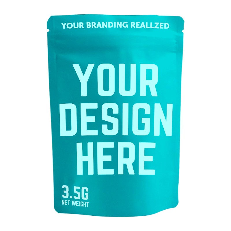 Mylar Bags Manufacturer - Custom 3.5g Smell Proof Candy Packaging