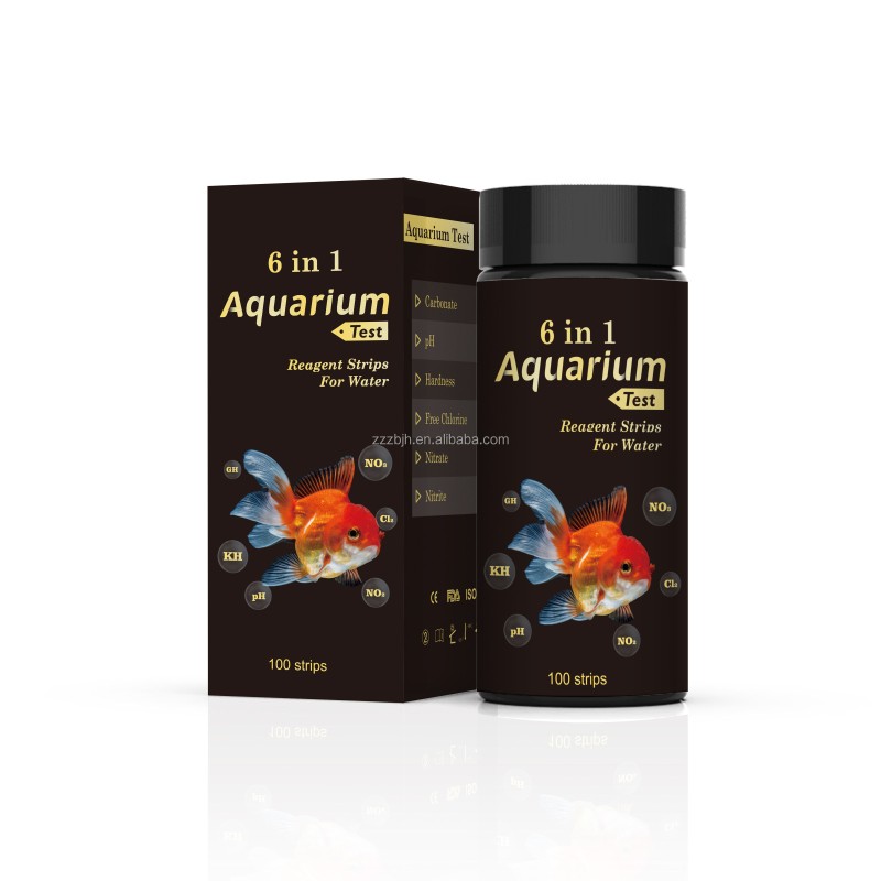Water Test Strips Manufacturer - 6 in 1 Aquarium Water Quality Tester