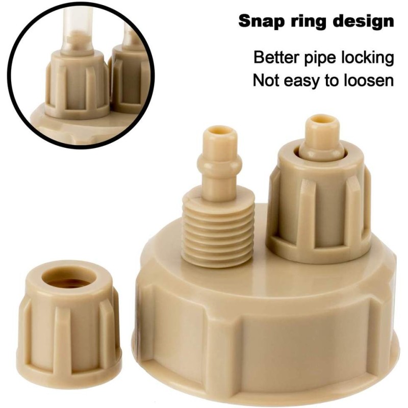 CO2 System Factory - DIY Quick Screw Bottle Cap Kit