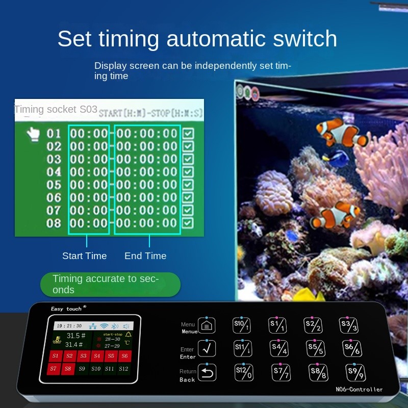 Aquarium Controller Manufacturer - Bluetooth WiFi Smart Panel