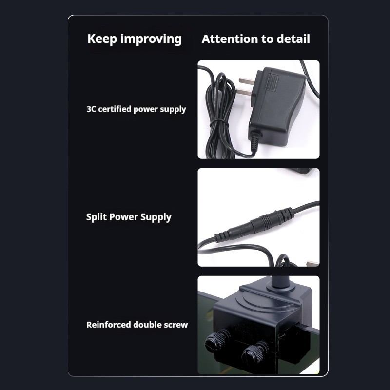 LED Aquarium Light Supplier - ZOOBAM 7W-10W Square Saltwater Light