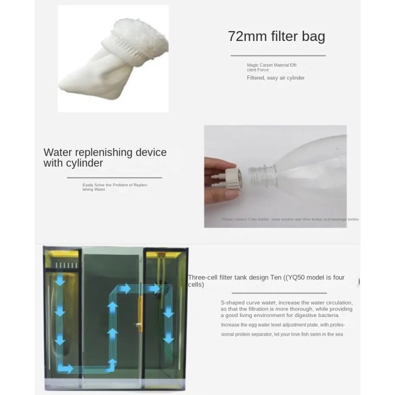 Back Filter Tank Factory - Custom Volume Glass Marine Aquarium