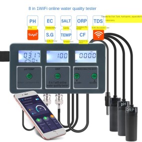Water Quality Tester Manufacturer - WiFi 8 in 1 Online Detector