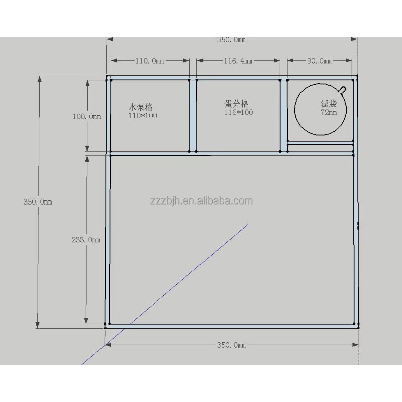Back Filter Tank Factory - Universal Glass Marine Aquarium