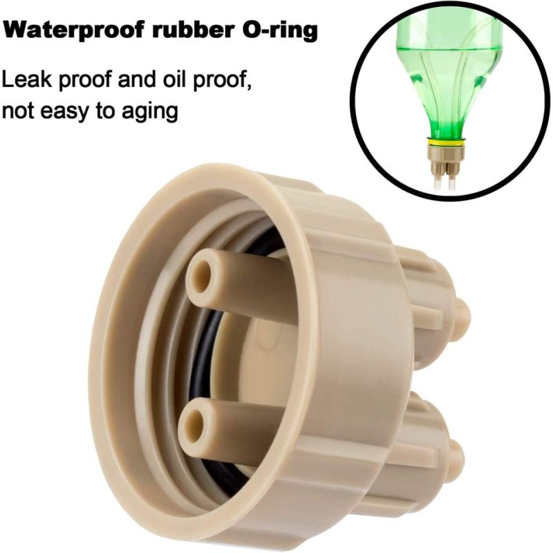 CO2 System Factory - DIY Quick Screw Bottle Cap Kit