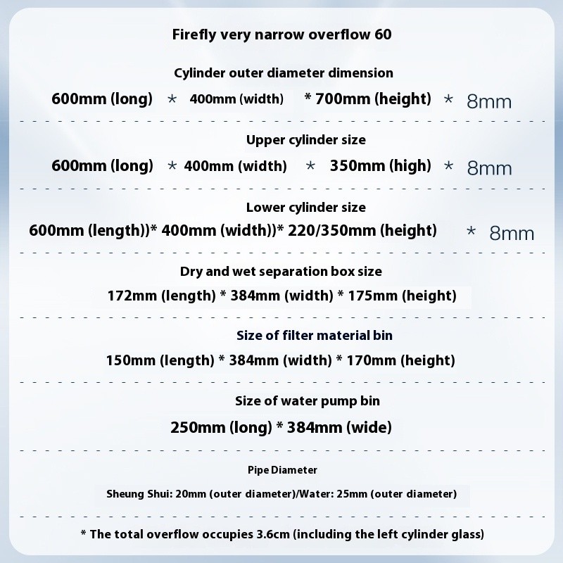 Desktop Tank Manufacturer - Small Integrated Native Bottom Filter