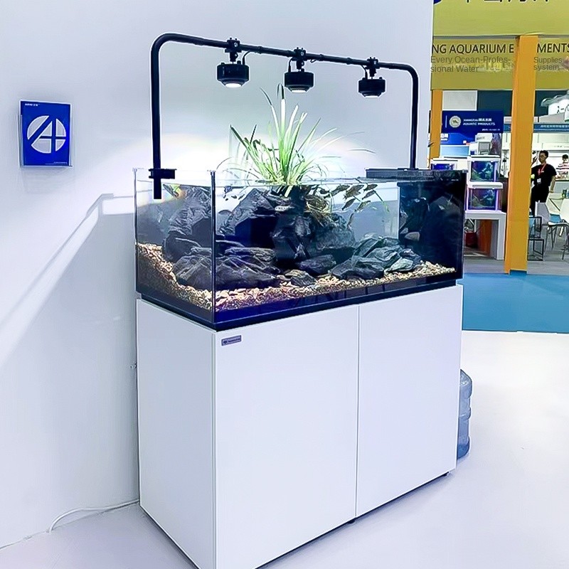 Aquarium Factory - Super White Glass Cube Freshwater Tank