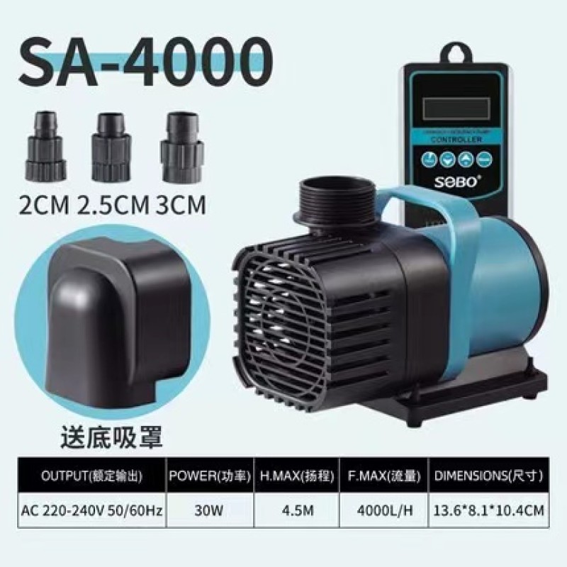 Submersible Pump Factory - 18W-85W Variable Speed Metal Water Pump
