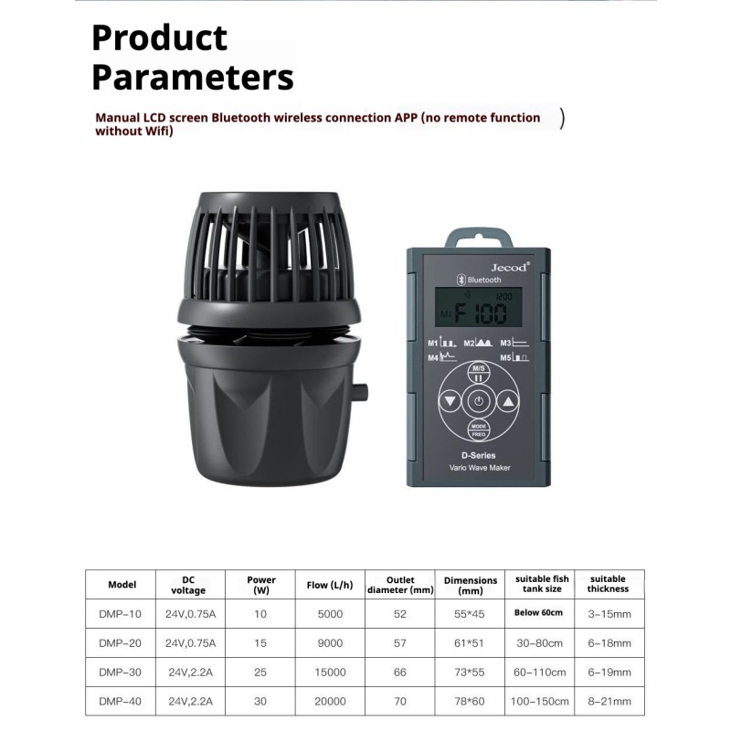 Wave Maker Supplier - Jebao DMP Series Silent Cylinder Pump