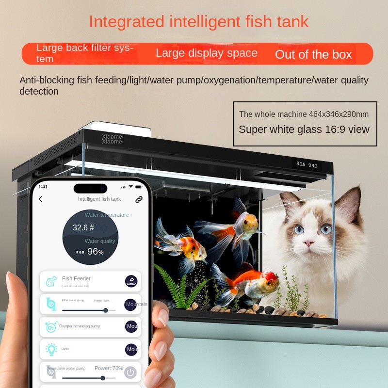 Smart Fish Tank Manufacturer - 220V APP Control Eco Home Design
