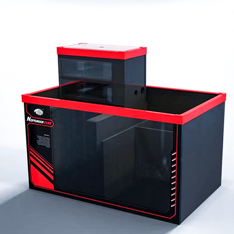 Aquarium Factory - Super White Glass Cube Freshwater Tank