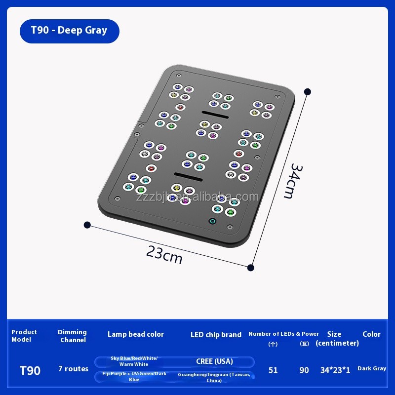 Coral Light Factory - Kassray T90 90W Ultra Thin Lamp