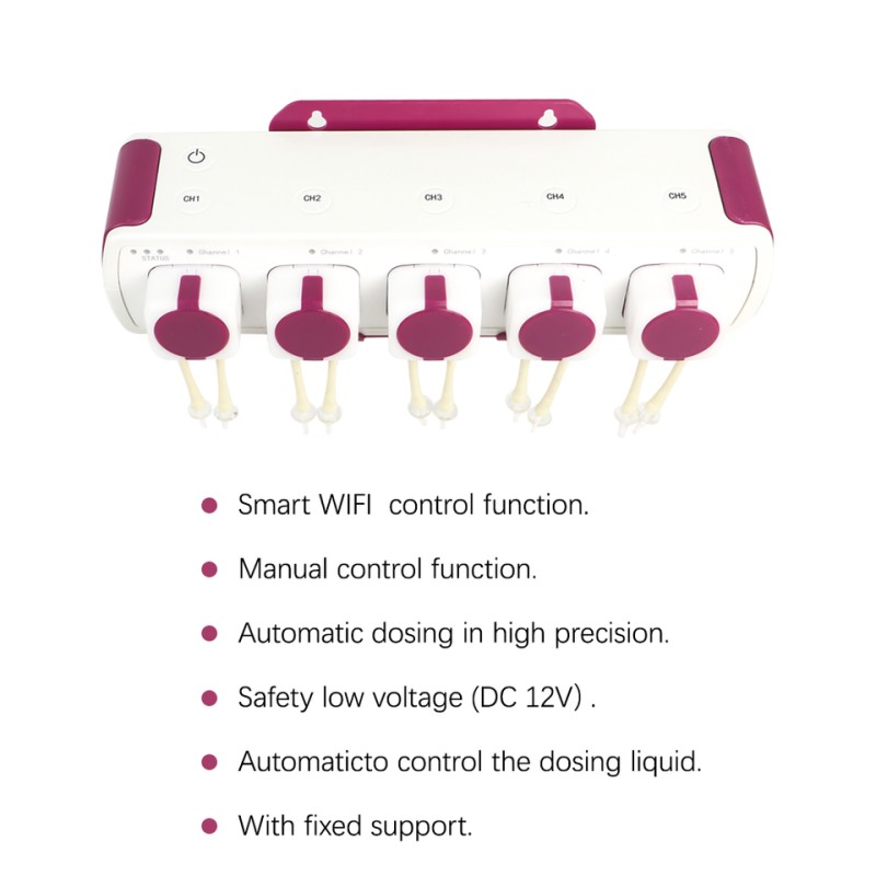 Metering Pump Supplier - Jebao DP4.5 5 Channel Titration Pump