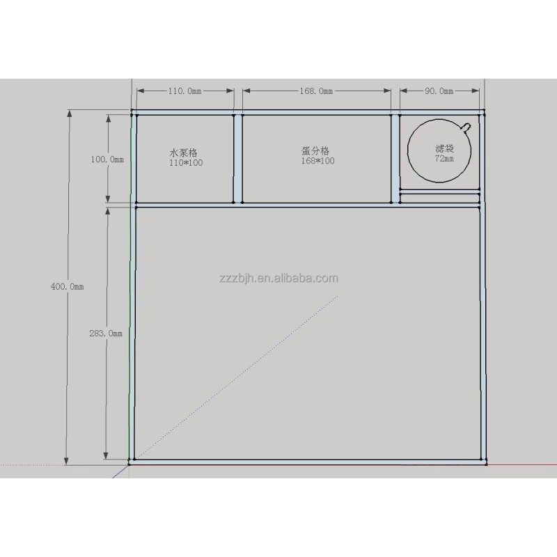 Back Filter Tank Factory - Universal Glass Marine Aquarium