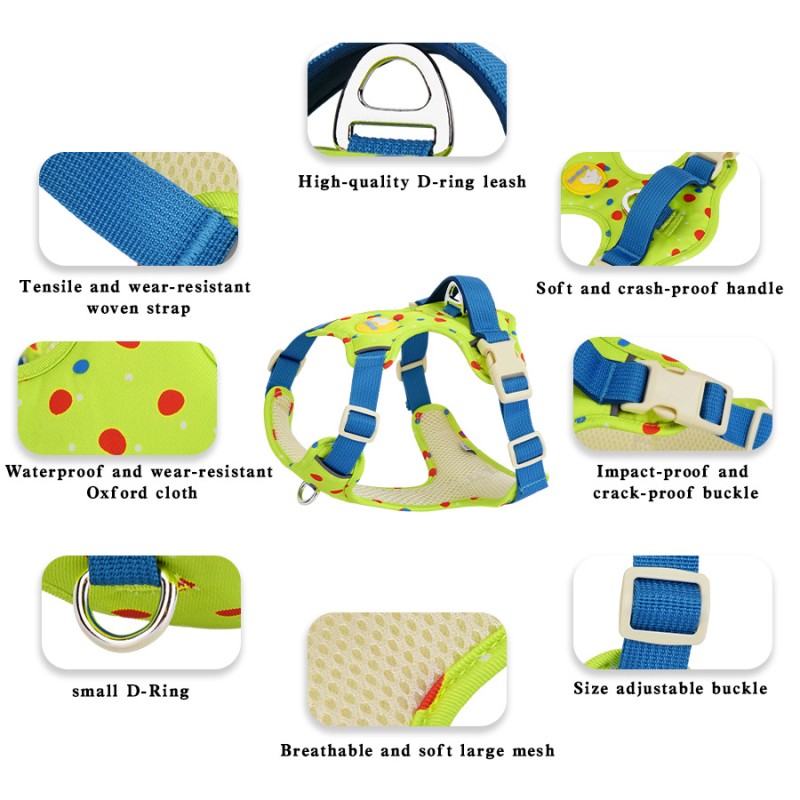 Dog Harness Factory - New Leather Chest Traction