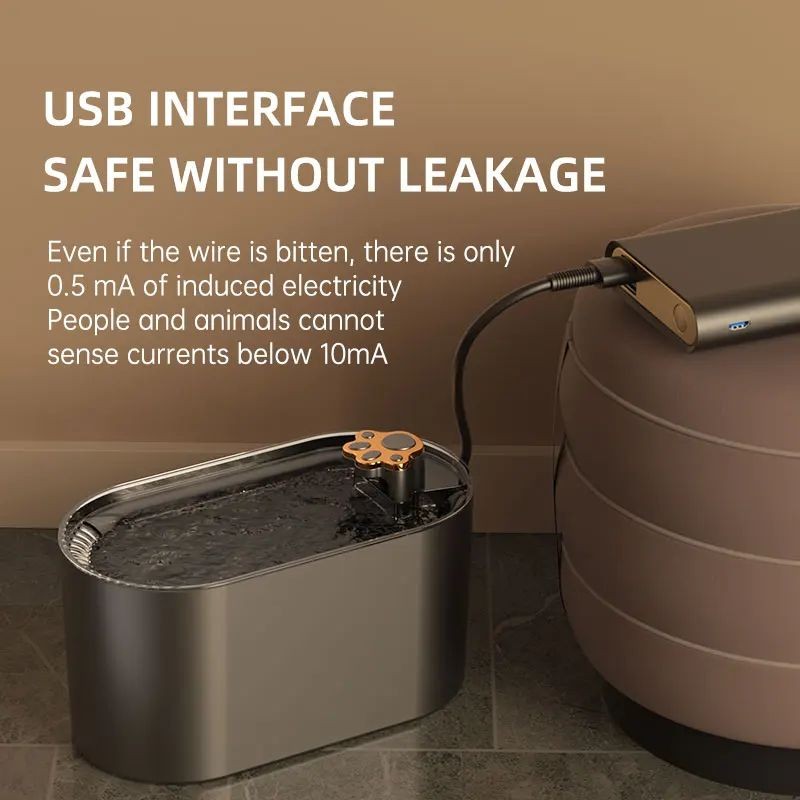 Pet Water Fountain Factory - Recharging Sensor Water Dispenser