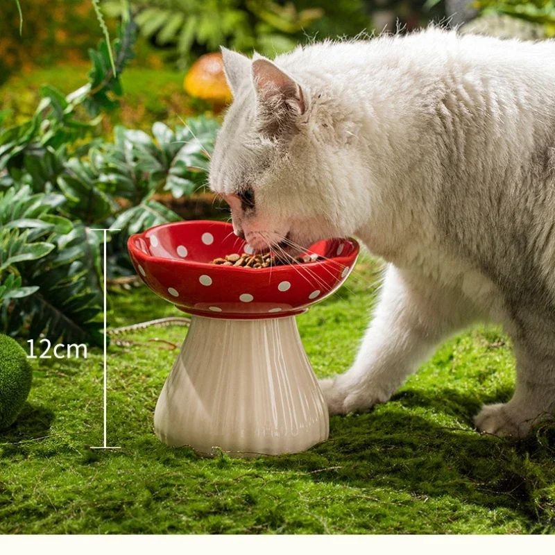 Cat Bowl Factory - Ceramic Mushroom High Foot Bowl