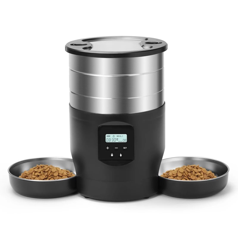 Pet Feeder Factory - 4.5L Stainless Steel Automatic Feeder