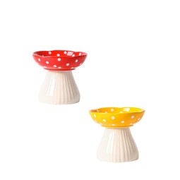 Cat Bowl Factory - Ceramic Mushroom High Foot Bowl