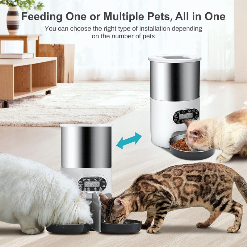 Pet Feeder Factory - Wholesale Stainless Steel Smart Feeder