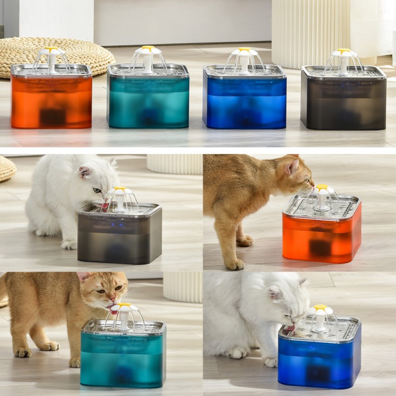 Cat Water Fountain Manufacturer - Wholesale 3L LED Fountain