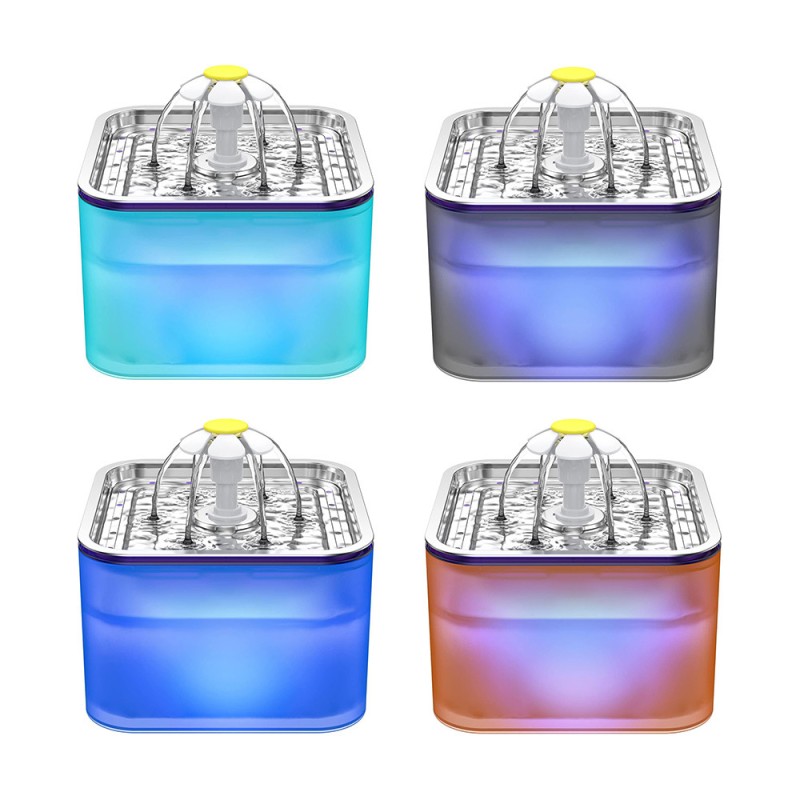 Cat Water Fountain Manufacturer - Wholesale 3L LED Fountain