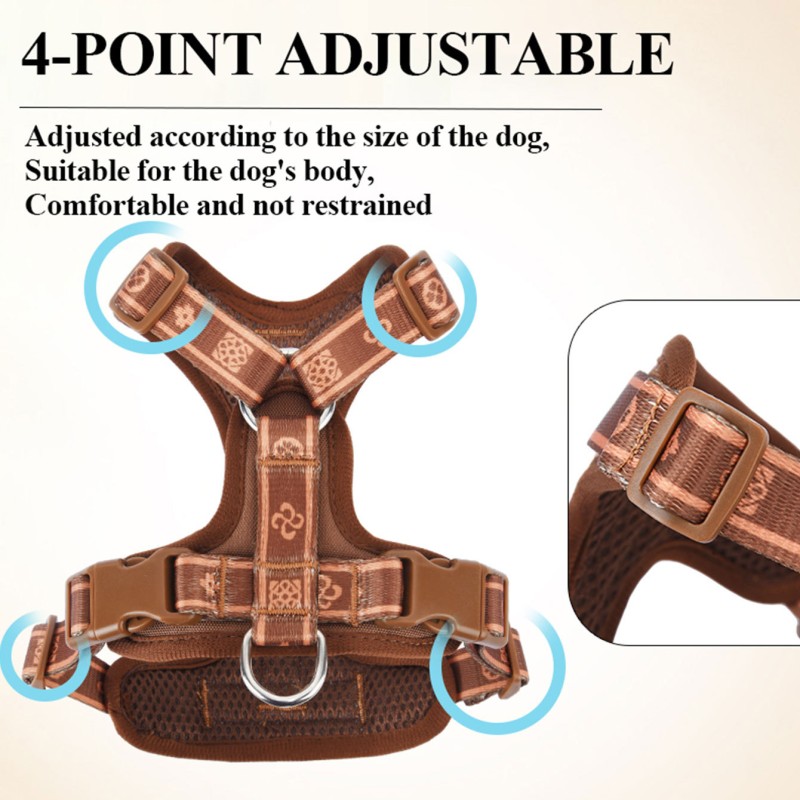 Dog Leash Manufacturer - PVC Padded Vest Chest Strap