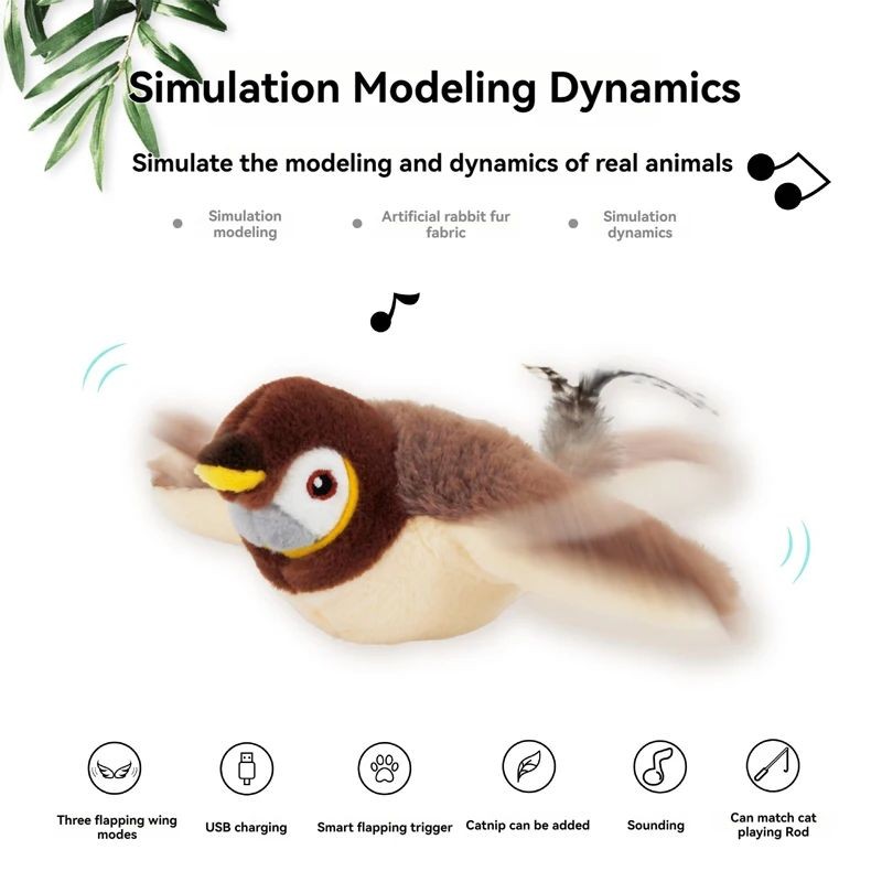 Electronic Cat Toy Factory - Simulation Bird Tease Toy