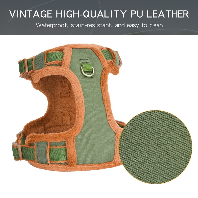 Dog Leash Factory - Winter Plush I-Shaped Vest