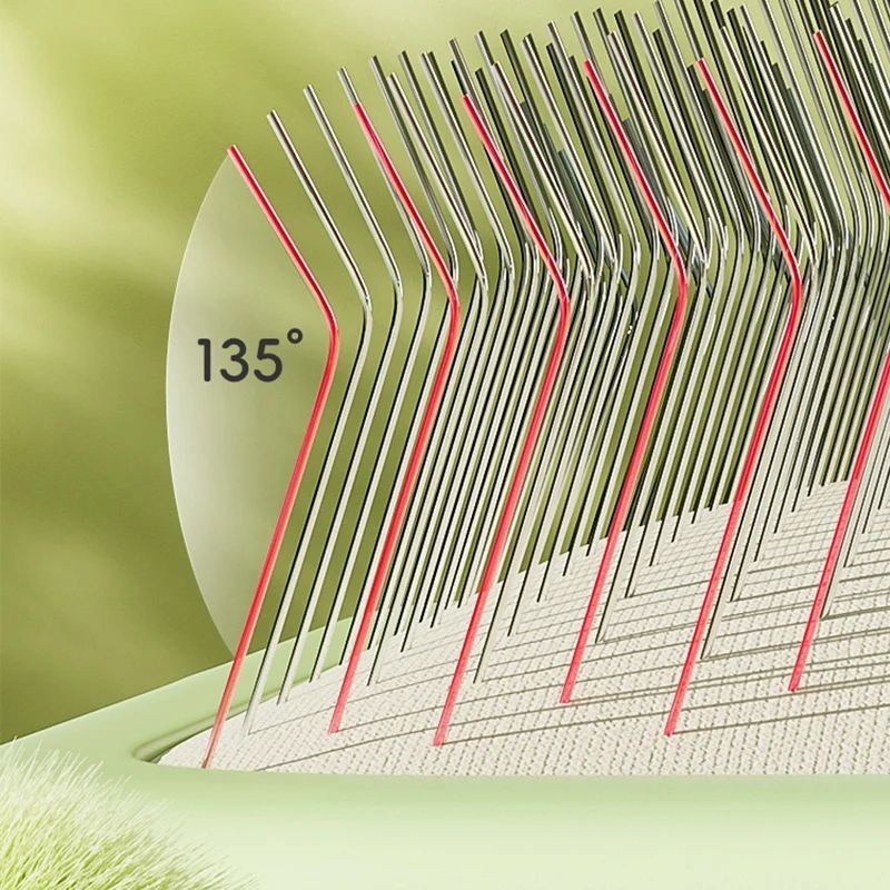 Pet Slicker Brush Manufacturer - Soft Massage Stainless Steel