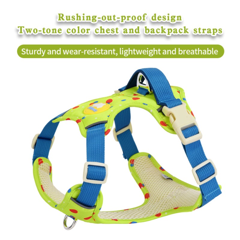 Dog Harness Factory - New Leather Chest Traction