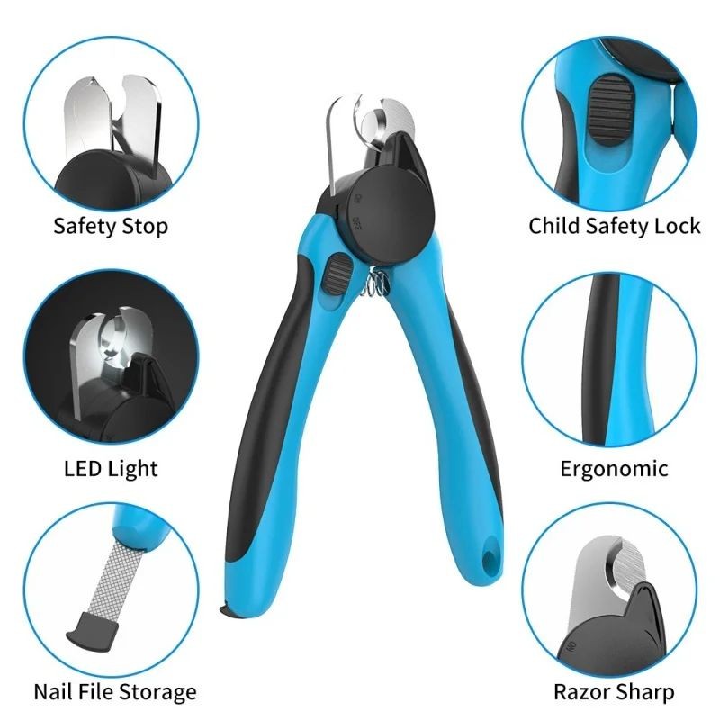 Dog Nail Clippers Factory - LED Light Claw Trimmers