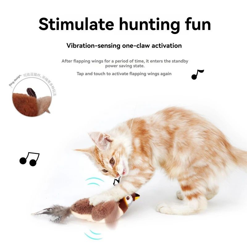 Electronic Cat Toy Factory - Simulation Bird Tease Toy