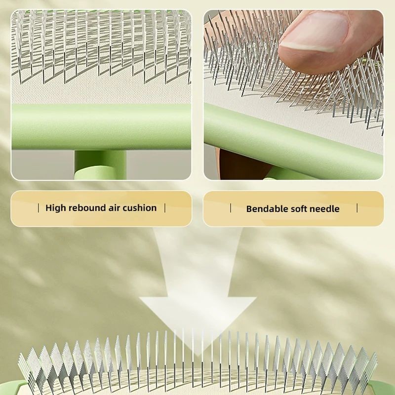 Pet Slicker Brush Manufacturer - Soft Massage Stainless Steel